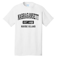 Narragansett Rhode Island Ri Vintage Established Sports Design Tall T-Shirt