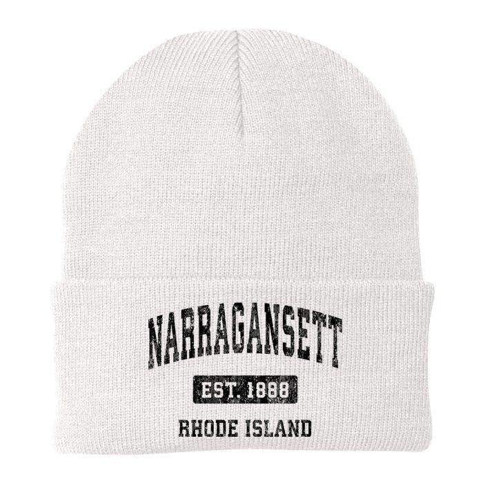 Narragansett Rhode Island Ri Vintage Established Sports Design Knit Cap Winter Beanie