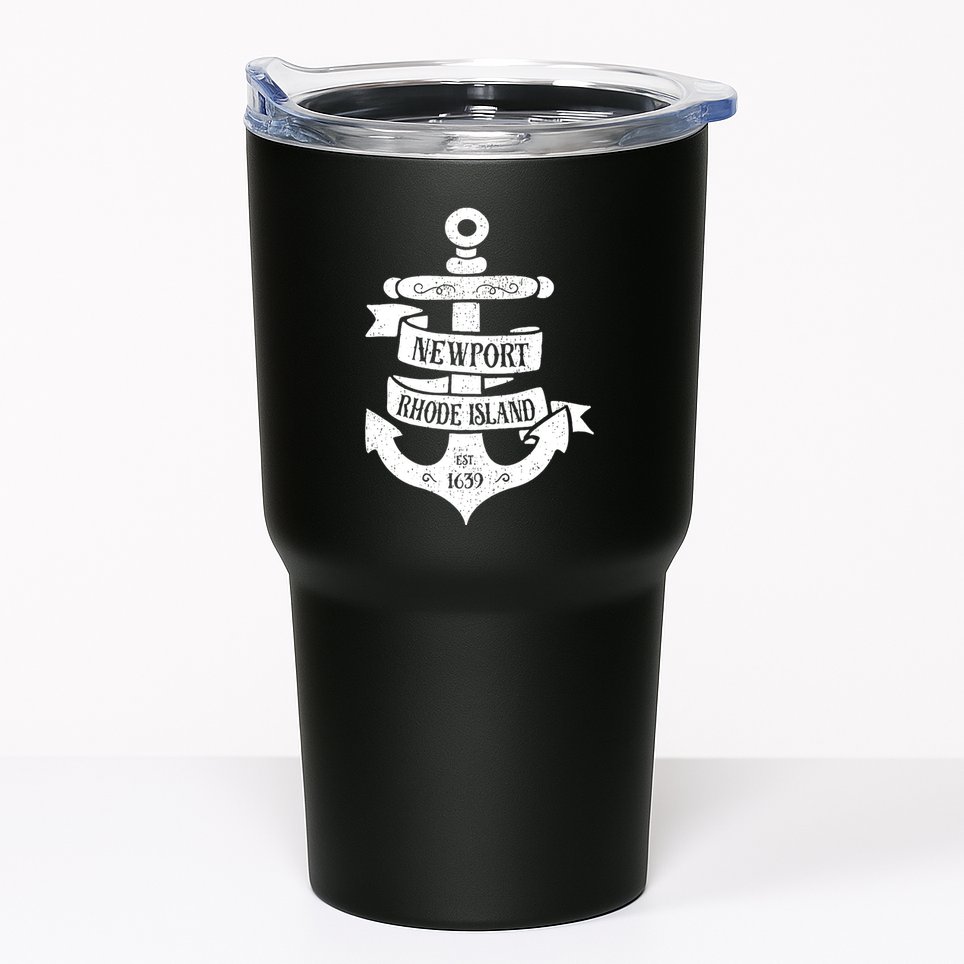 Newport Rhode Island Ri Vintage Boat Anchor Tumbler