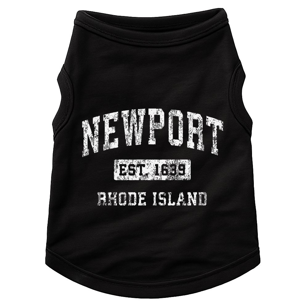 Newport Rhode Island Ri Vintage Established Doggie Tank