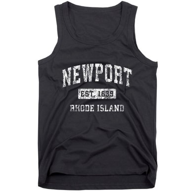 Newport Rhode Island Ri Vintage Established Tank Top