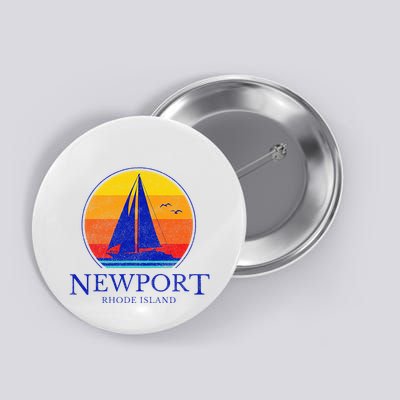 Newport Rhode Island Sail Boat Souvenir Sailing Button