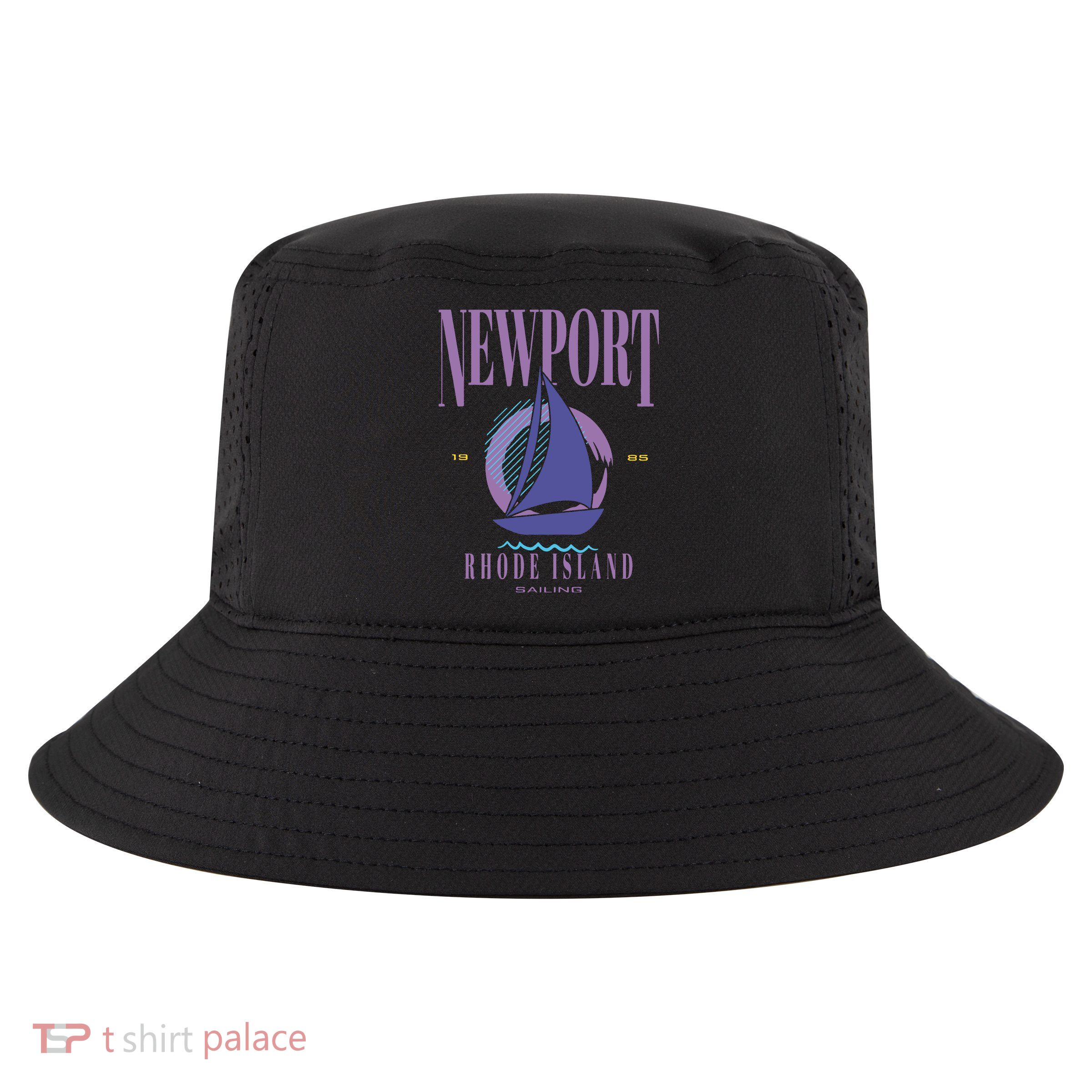 Newport Rhode Island Saling Cool Comfort Performance Bucket Hat