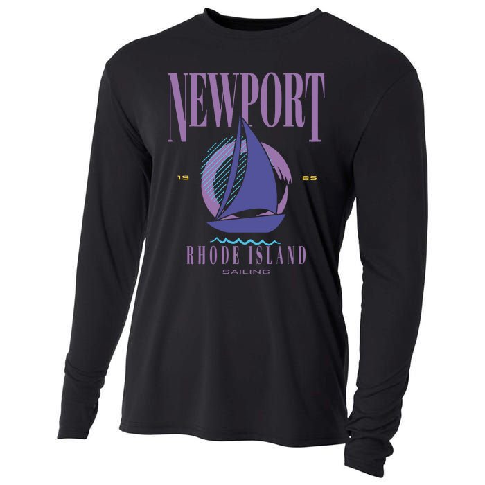 Newport Rhode Island Saling Cooling Performance Long Sleeve Crew