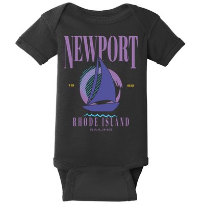 Newport Rhode Island Saling Baby Bodysuit