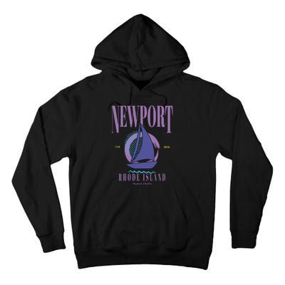 Newport Rhode Island Saling Tall Hoodie