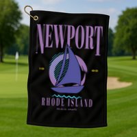 Newport Rhode Island Saling Golf Towel