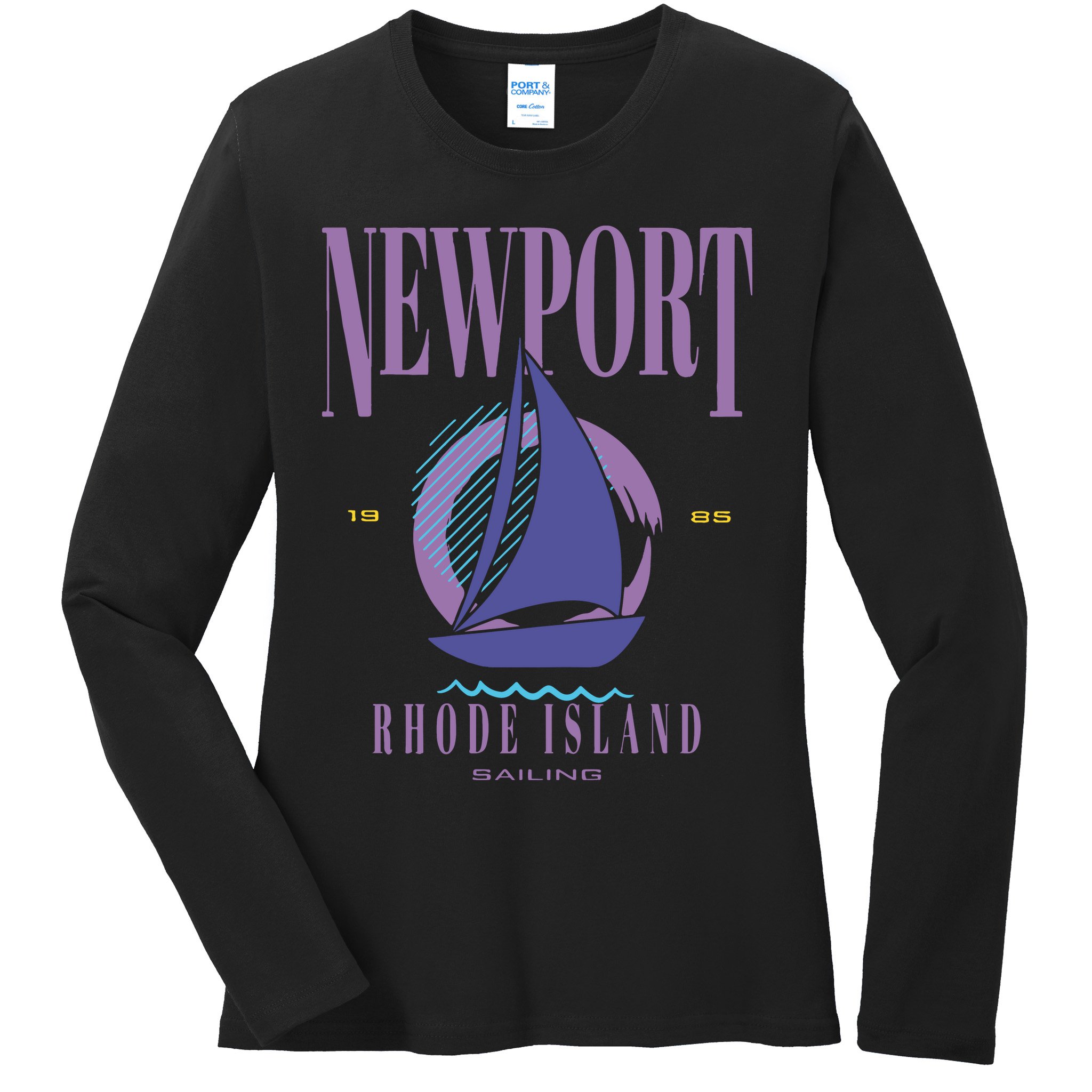 Newport Rhode Island Saling Ladies Long Sleeve Shirt