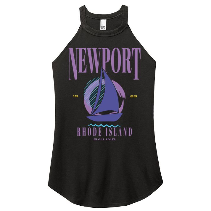 Newport Rhode Island Saling Women's Perfect Tri Rocker Tank