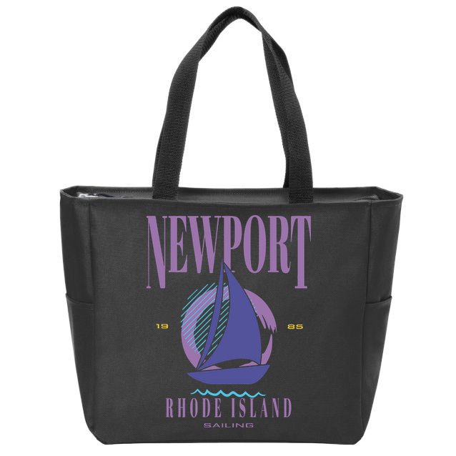 Newport Rhode Island Saling Zip Tote Bag