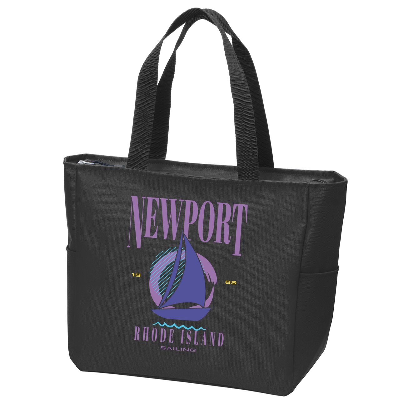 Newport Rhode Island Saling Zip Tote Bag