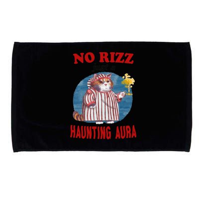 No Rizz Just Haunting Aura Microfiber Hand Towel