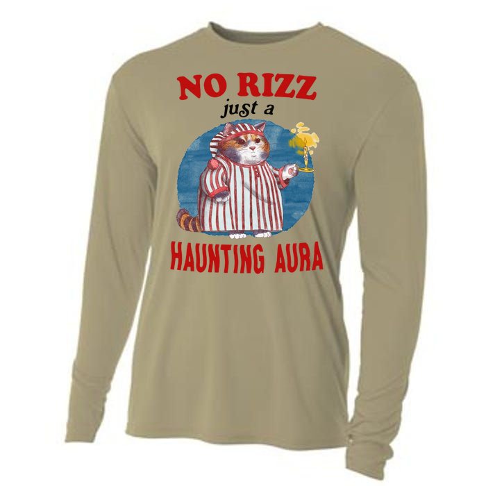 No Rizz Just Haunting Aura Cooling Performance Long Sleeve Crew