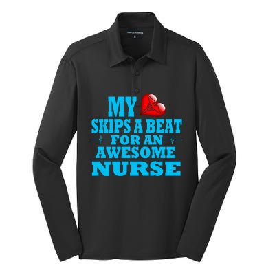 Nurse Rn Lpn Valentines Specialized Nursing Job Loved One Cute Gift Silk Touch Performance Long Sleeve Polo