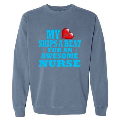 Nurse Rn Lpn Valentines Specialized Nursing Job Loved One Cute Gift Garment-Dyed Sweatshirt