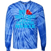 Nurse Rn Lpn Valentines Specialized Nursing Job Loved One Cute Gift Tie-Dye Long Sleeve Shirt