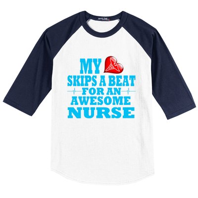 Nurse Rn Lpn Valentines Specialized Nursing Job Loved One Cute Gift Baseball Sleeve Shirt