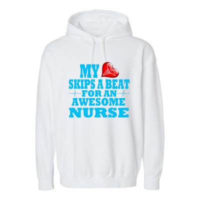 Nurse Rn Lpn Valentines Specialized Nursing Job Loved One Cute Gift Garment-Dyed Fleece Hoodie