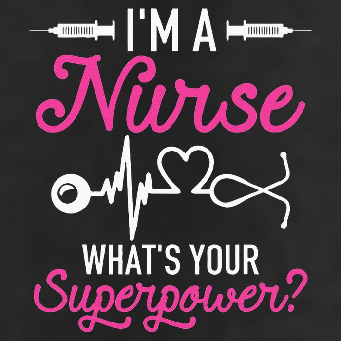 Nurse RN Life I'm A Nurse What's Your Superpower 7 Panel Mesh Trucker Snapback Hat