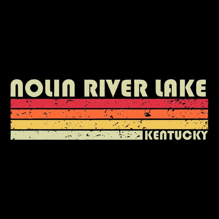 Nolin River Lake Kentucky Funny Fishing Camping Summer Tall T-Shirt