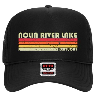 Nolin River Lake Kentucky Funny Fishing Camping Summer Trucker Hat