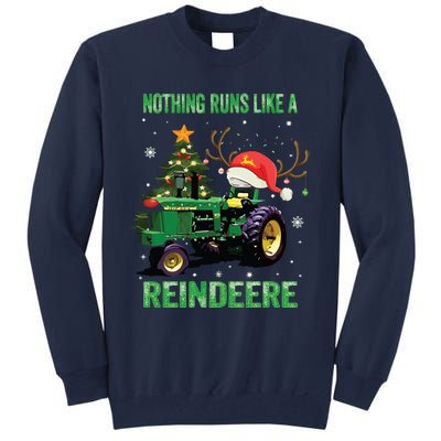 Nothing Runs Like A Reindeere Christmas Tall Sweatshirt