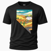 Nevada Retro Las Vegas Cooling Performance Crew T-Shirt