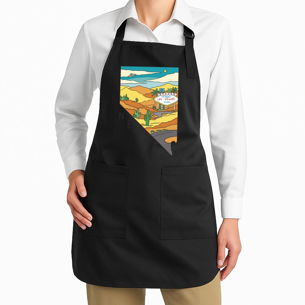 Nevada Retro Las Vegas Apron