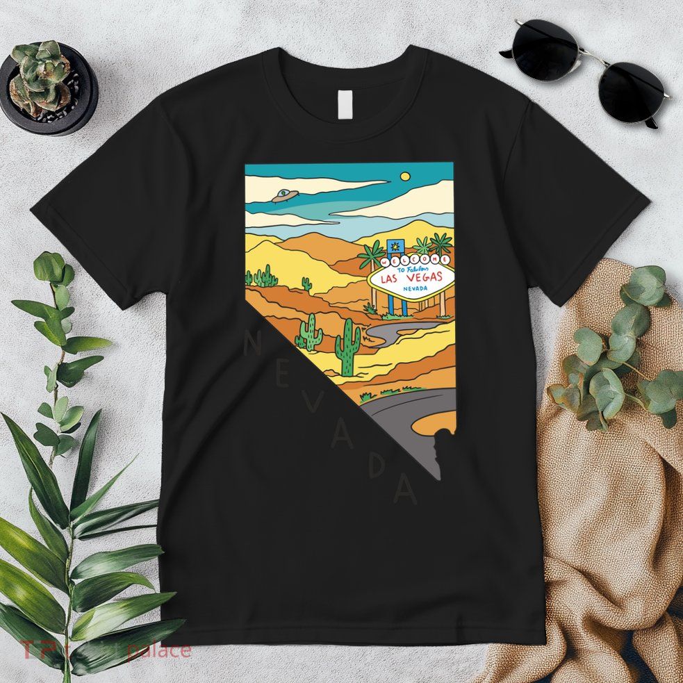 Nevada Retro Las Vegas Premium T-Shirt