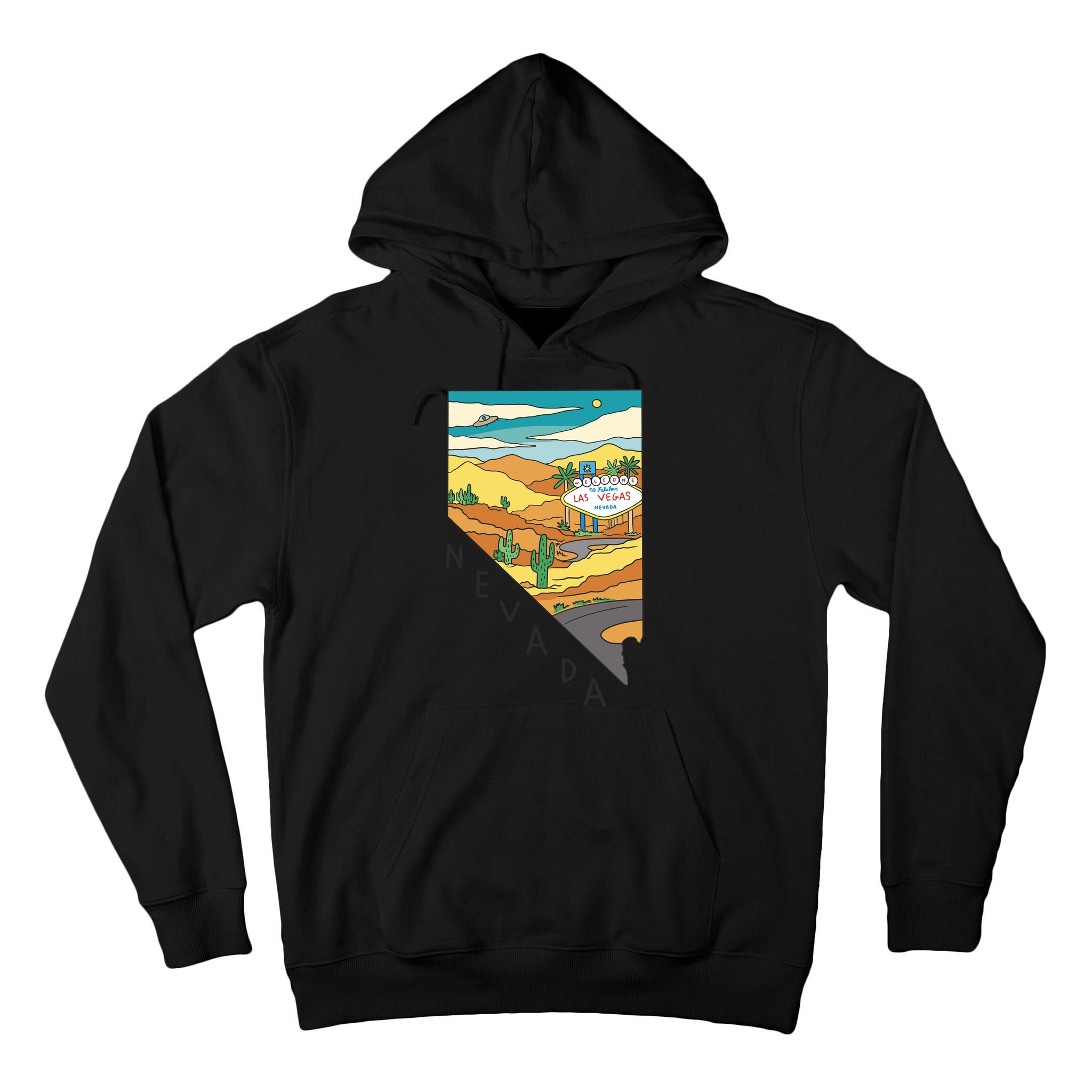 Nevada Retro Las Vegas Tall Hoodie