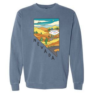 Nevada Retro Las Vegas Garment-Dyed Sweatshirt