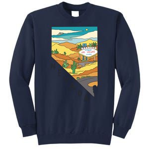 Nevada Retro Las Vegas Tall Sweatshirt