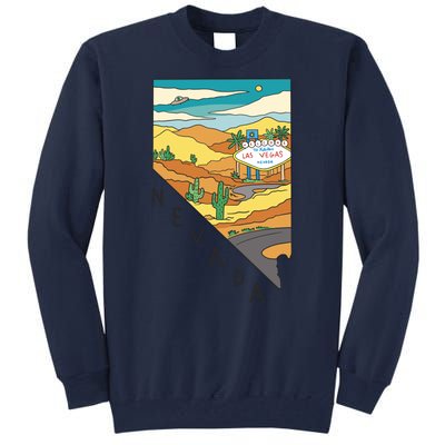 Nevada Retro Las Vegas Tall Sweatshirt