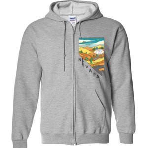 Nevada Retro Las Vegas Full Zip Hoodie