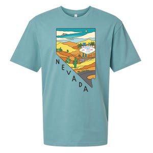 Nevada Retro Las Vegas Sueded Cloud Jersey T-Shirt