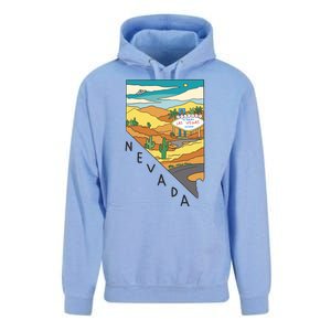 Nevada Retro Las Vegas Unisex Surf Hoodie