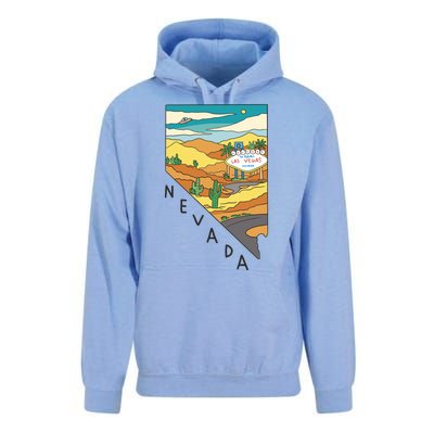 Nevada Retro Las Vegas Unisex Surf Hoodie