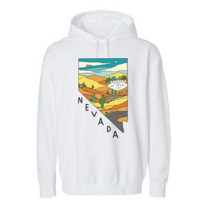 Nevada Retro Las Vegas Garment-Dyed Fleece Hoodie