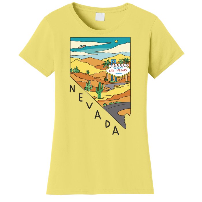 Nevada Retro Las Vegas Women's T-Shirt