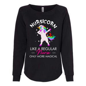 Nursicorn Regular More Magical Unicorn Nurse Funny Nurses Gift Womens California Wash Sweatshirt