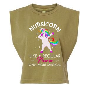 Nursicorn Regular More Magical Unicorn Nurse Funny Nurses Gift Garment-Dyed Women's Muscle Tee