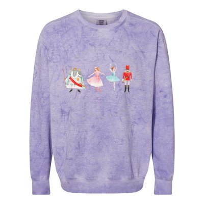 Nutcracker Rat Mouse King Princess Is My Favorite Season Colorblast Crewneck Sweatshirt