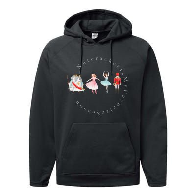 Nutcracker Rat Mouse King Princess Is My Favorite Season Performance Fleece Hoodie