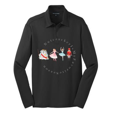 Nutcracker Rat Mouse King Princess Is My Favorite Season Silk Touch Performance Long Sleeve Polo