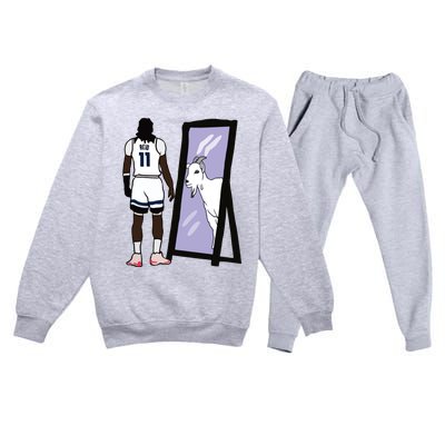 Reid Mirror Goat Premium Crewneck Sweatsuit Set