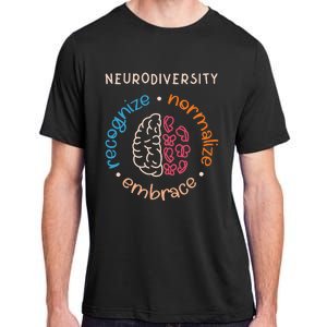 Neurodivergent Recognize Normalize Embrace Neurodiversity Adult ChromaSoft Performance T-Shirt