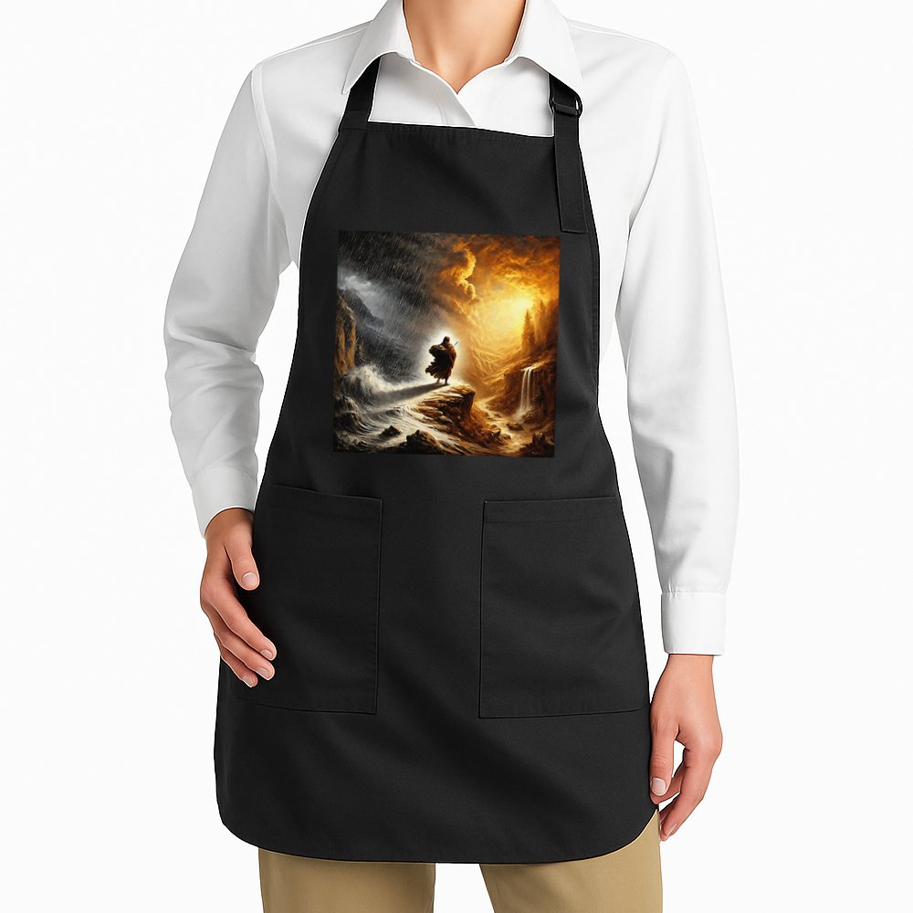 Neither Rain Nor Snow Renaissance Style Art Apron