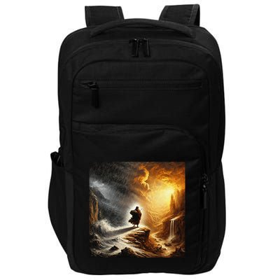 Neither Rain Nor Snow Renaissance Style Art Impact Tech Backpack