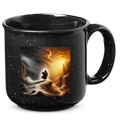 Neither Rain Nor Snow Renaissance Style Art 15oz Campfire Ceramic Mug