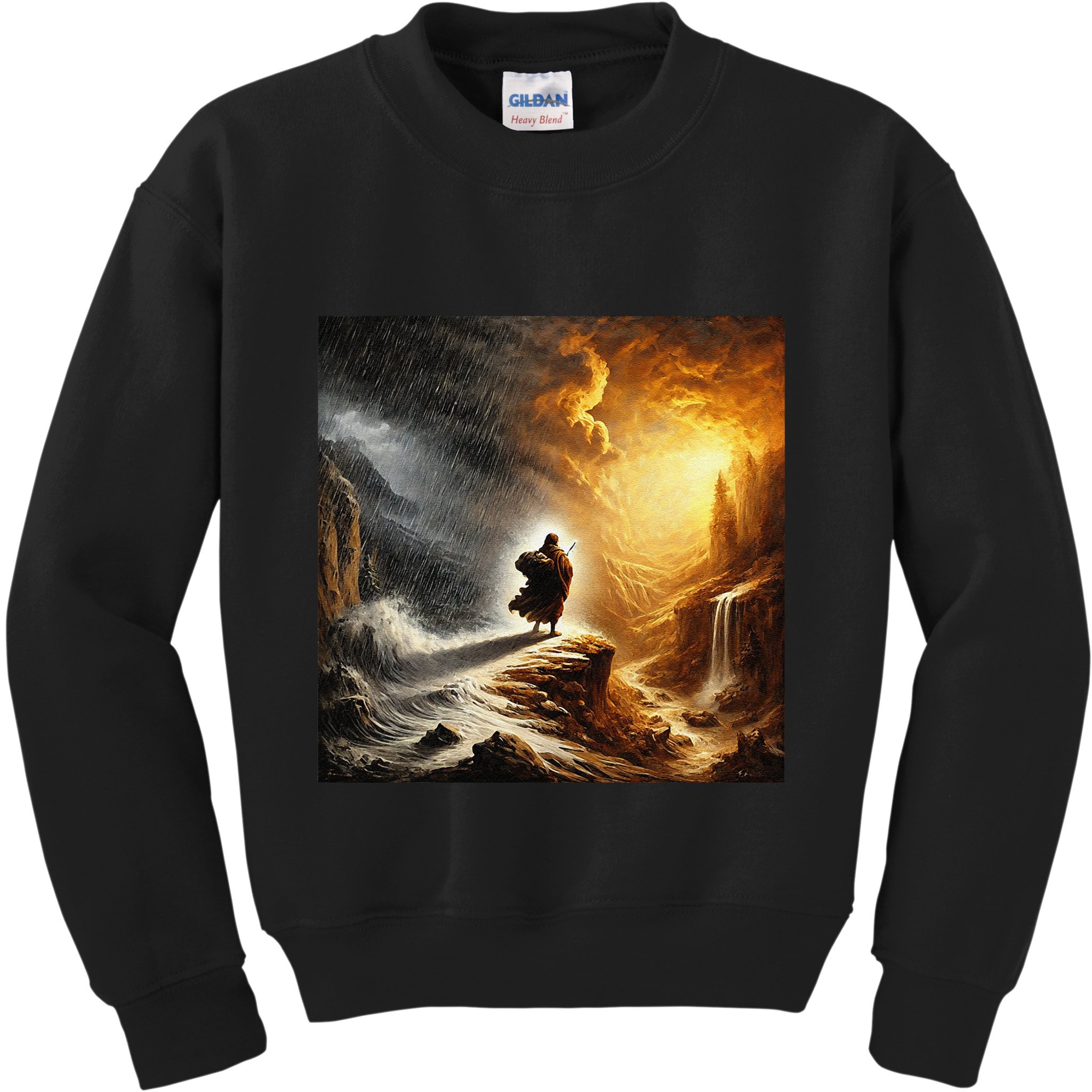 Neither Rain Nor Snow Renaissance Style Art Kids Sweatshirt